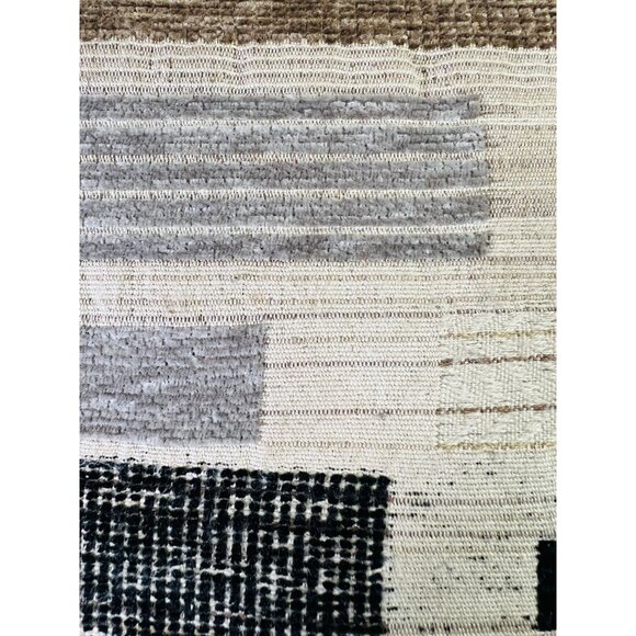 Set Of 2 Geometric Earth Tone Throw Lumbar Pillows 18"x18" Chair Couch Sofa Bed - Picture 5 of 6